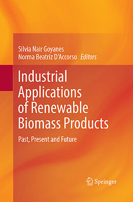 Couverture cartonnée Industrial Applications of Renewable Biomass Products de 