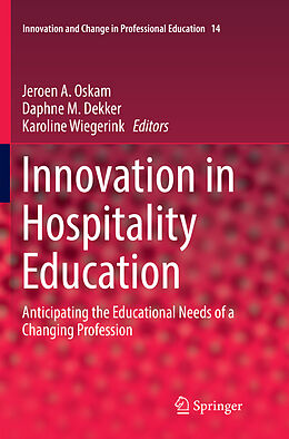 Couverture cartonnée Innovation in Hospitality Education de 