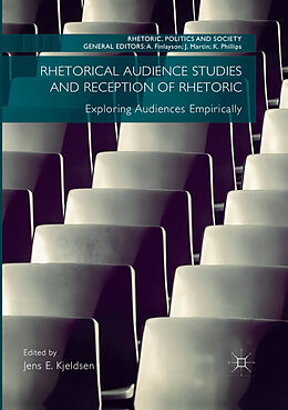 Couverture cartonnée Rhetorical Audience Studies and Reception of Rhetoric de 