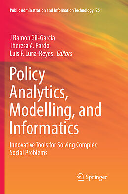 Kartonierter Einband Policy Analytics, Modelling, and Informatics von 