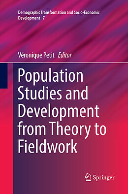 Couverture cartonnée Population Studies and Development from Theory to Fieldwork de 