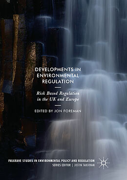 Couverture cartonnée Developments in Environmental Regulation de 