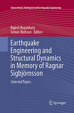 Couverture cartonnée Earthquake Engineering and Structural Dynamics in Memory of Ragnar Sigbjörnsson de 