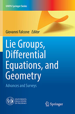 Couverture cartonnée Lie Groups, Differential Equations, and Geometry de 