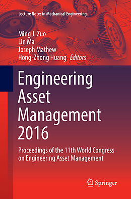 Couverture cartonnée Engineering Asset Management 2016 de 