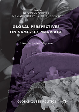 Kartonierter Einband Global Perspectives on Same-Sex Marriage von 