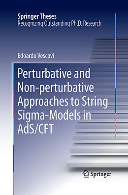 Kartonierter Einband Perturbative and Non-perturbative Approaches to String Sigma-Models in AdS/CFT von Edoardo Vescovi