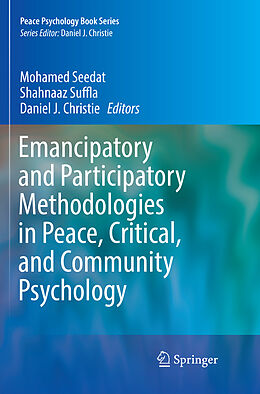 Couverture cartonnée Emancipatory and Participatory Methodologies in Peace, Critical, and Community Psychology de 