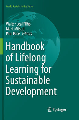 Couverture cartonnée Handbook of Lifelong Learning for Sustainable Development de 