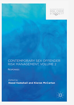 Couverture cartonnée Contemporary Sex Offender Risk Management, Volume II de 