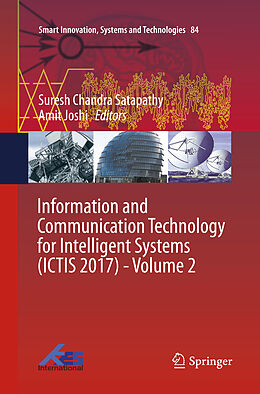 Kartonierter Einband Information and Communication Technology for Intelligent Systems (ICTIS 2017) - Volume 2 von 