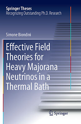 Couverture cartonnée Effective Field Theories for Heavy Majorana Neutrinos in a Thermal Bath de Simone Biondini