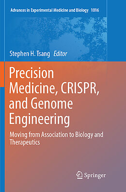 Kartonierter Einband Precision Medicine, CRISPR, and Genome Engineering von 