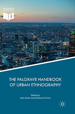 Couverture cartonnée The Palgrave Handbook of Urban Ethnography de 