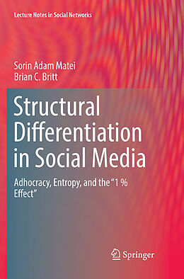 Kartonierter Einband Structural Differentiation in Social Media von Brian C. Britt, Sorin Adam Matei