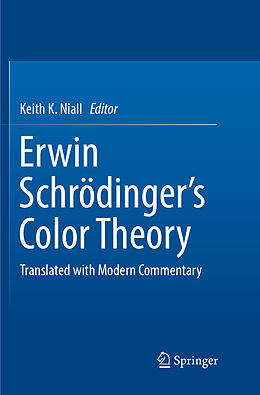 Kartonierter Einband Erwin Schrödinger's Color Theory von 
