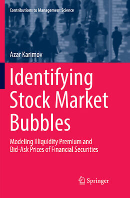 Kartonierter Einband Identifying Stock Market Bubbles von Azar Karimov