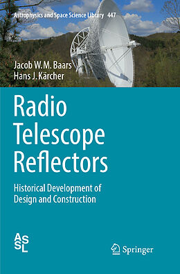Kartonierter Einband Radio Telescope Reflectors von Hans J Kärcher, Jacob W. M. Baars