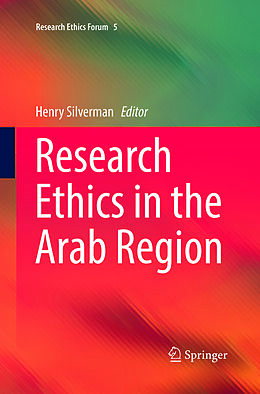 Couverture cartonnée Research Ethics in the Arab Region de 