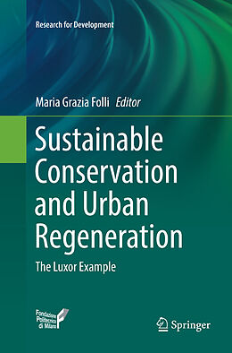 Kartonierter Einband Sustainable Conservation and Urban Regeneration von 