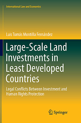 Kartonierter Einband Large-Scale Land Investments in Least Developed Countries von Luis Tomás Montilla Fernández