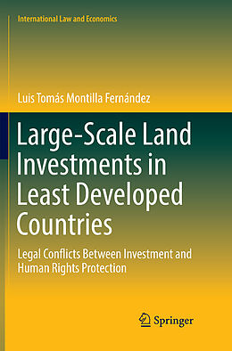 Couverture cartonnée Large-Scale Land Investments in Least Developed Countries de Luis Tomás Montilla Fernández