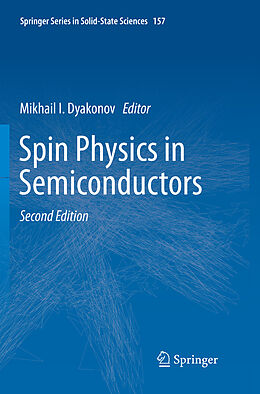 Couverture cartonnée Spin Physics in Semiconductors de 