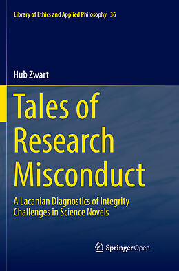 Couverture cartonnée Tales of Research Misconduct de Hub Zwart