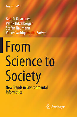 Couverture cartonnée From Science to Society de 