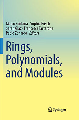 Couverture cartonnée Rings, Polynomials, and Modules de 