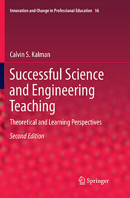 Couverture cartonnée Successful Science and Engineering Teaching de Calvin S. Kalman
