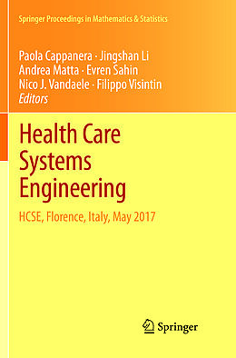Couverture cartonnée Health Care Systems Engineering de 