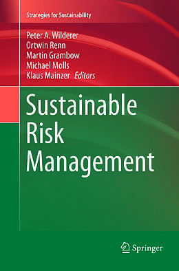 Couverture cartonnée Sustainable Risk Management de 