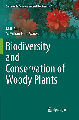 Couverture cartonnée Biodiversity and Conservation of Woody Plants de 