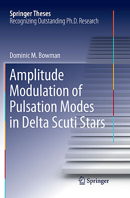 Kartonierter Einband Amplitude Modulation of Pulsation Modes in Delta Scuti Stars von Dominic M. Bowman