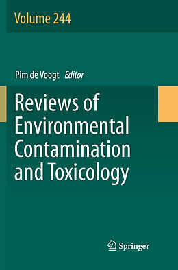 Couverture cartonnée Reviews of Environmental Contamination and Toxicology Volume 244 de 