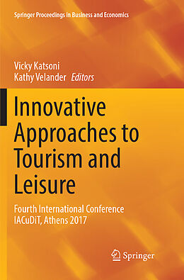 Couverture cartonnée Innovative Approaches to Tourism and Leisure de 