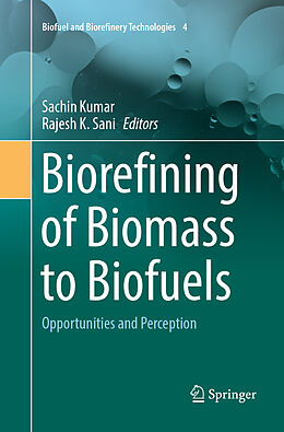 Couverture cartonnée Biorefining of Biomass to Biofuels de 