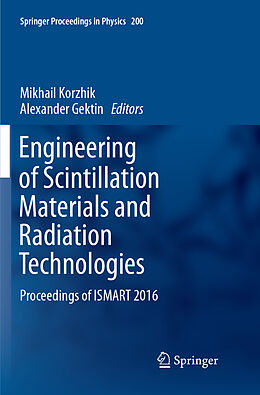 Kartonierter Einband Engineering of Scintillation Materials and Radiation Technologies von 