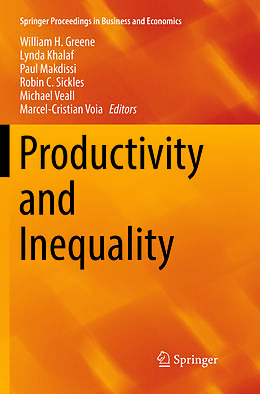 Couverture cartonnée Productivity and Inequality de 