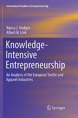 Couverture cartonnée Knowledge-Intensive Entrepreneurship de Albert N. Link, Nancy J. Hodges