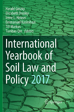 Couverture cartonnée International Yearbook of Soil Law and Policy 2017 de 