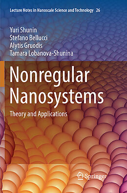 Couverture cartonnée Nonregular Nanosystems de Yuri Shunin, Tamara Lobanova-Shunina, Alytis Gruodis