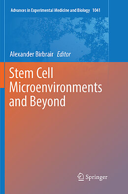 Couverture cartonnée Stem Cell Microenvironments and Beyond de 
