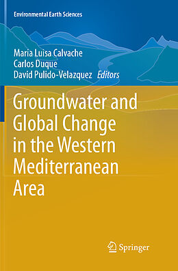 Kartonierter Einband Groundwater and Global Change in the Western Mediterranean Area von 