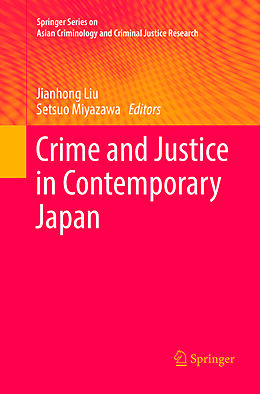 Couverture cartonnée Crime and Justice in Contemporary Japan de 