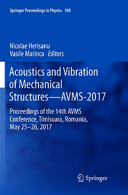 Couverture cartonnée Acoustics and Vibration of Mechanical Structures AVMS-2017 de 