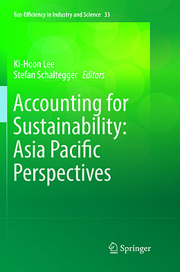 Couverture cartonnée Accounting for Sustainability: Asia Pacific Perspectives de 