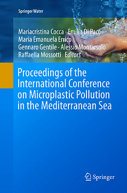 Couverture cartonnée Proceedings of the International Conference on Microplastic Pollution in the Mediterranean Sea de 