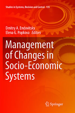 Kartonierter Einband Management of Changes in Socio-Economic Systems von 